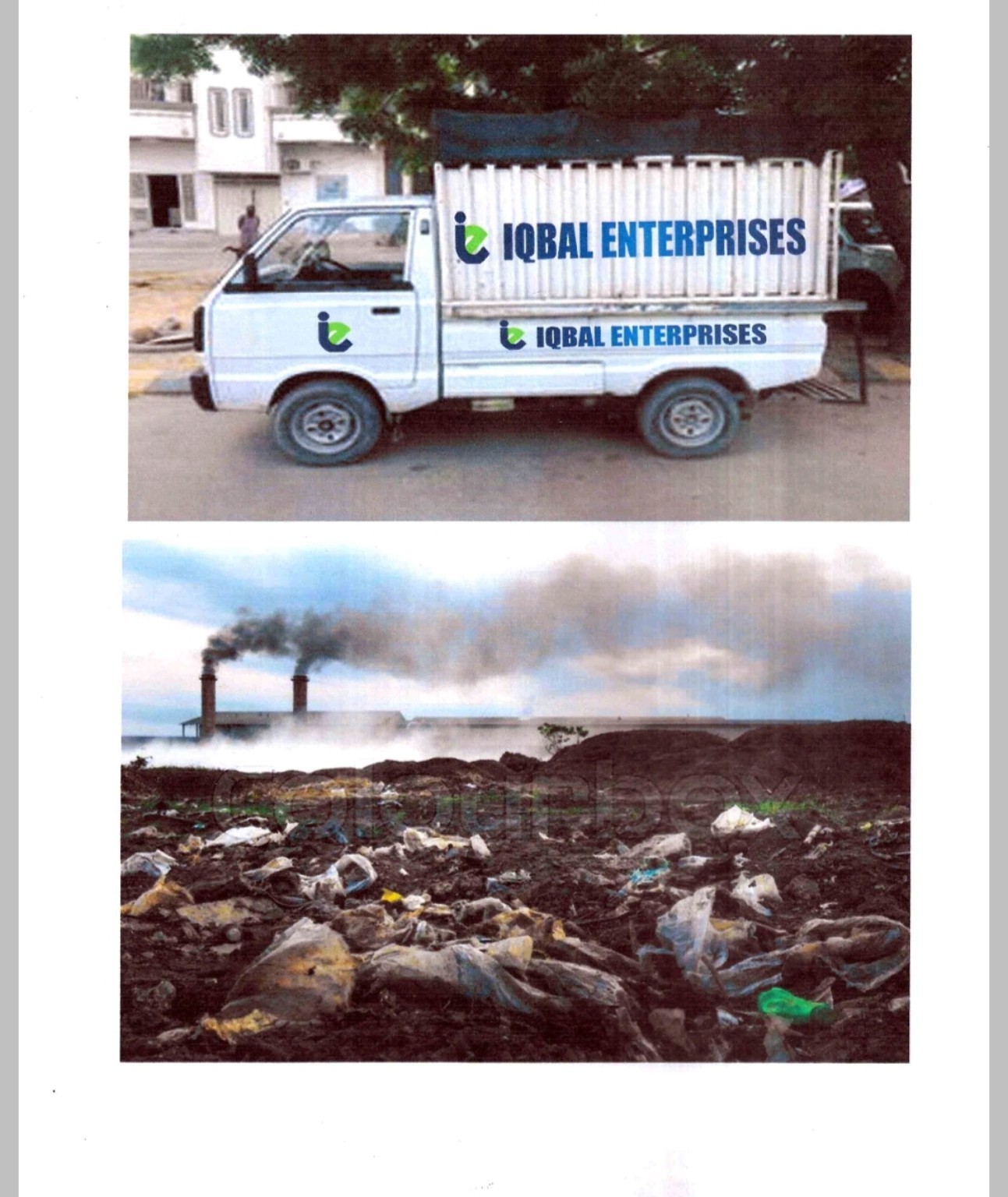 Iqbal Enterprise vehicle and landfill operations